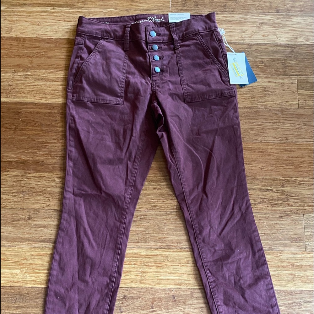 Size 2 skinny jeans. never worn. no damage.